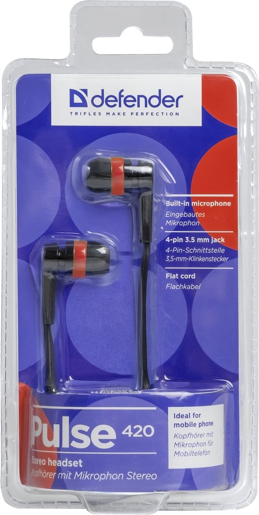 Defender Pulse 420 Czarno-Czerwony