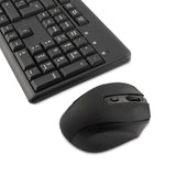 Teclado Español + Raton Coolbox Inalambrico Negro Coo Ktr 02w