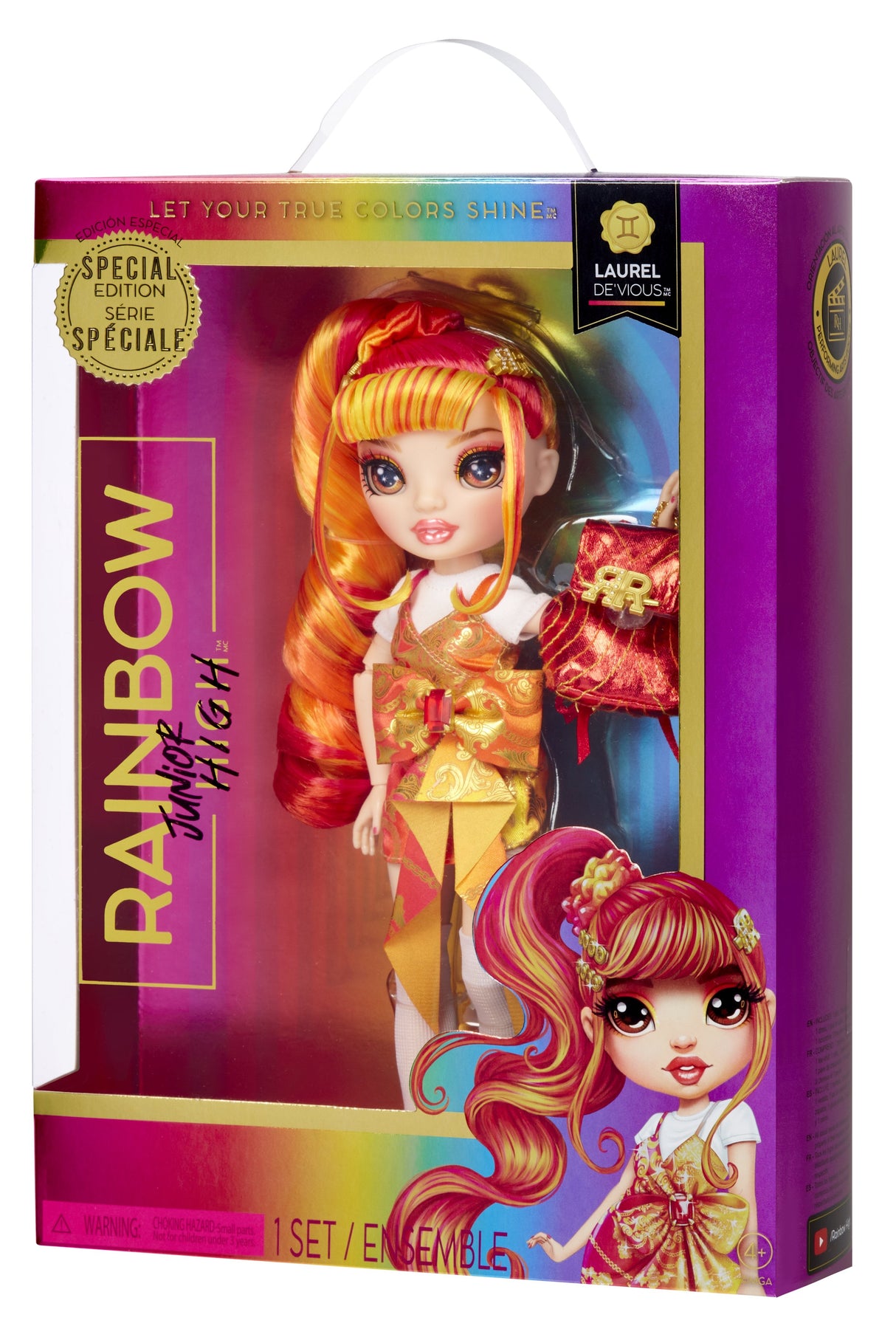 Rainbow High Junior High 590446 Muñeca Laurel De Vious - Special Edition