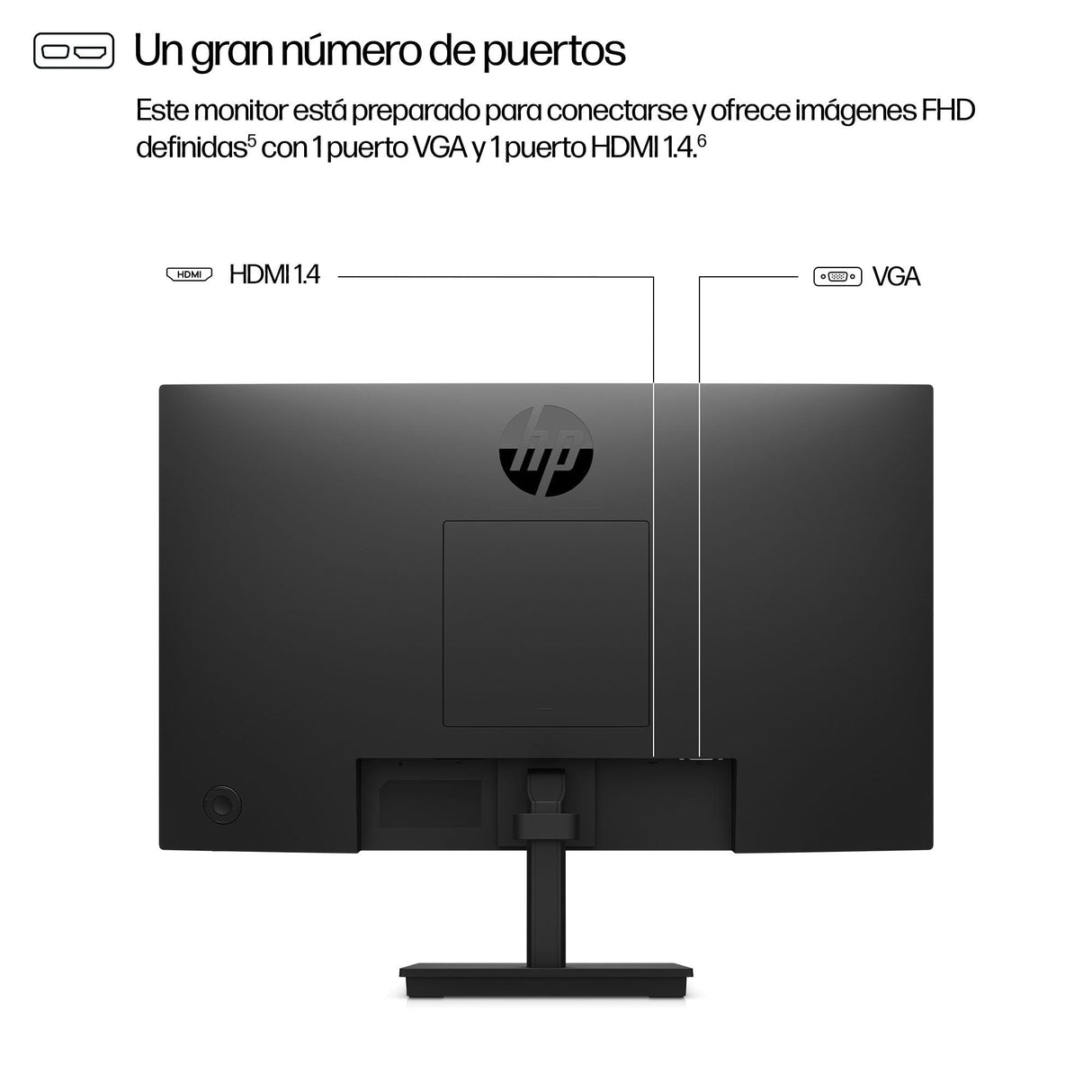 EAN 0198122208715 - HP Series 3 Pro 21.45 inch FHD Monitor - 322pv pantalla para PC 54,5 cm (21.4") 1920 x 1080 Pixeles Full  imagen 16