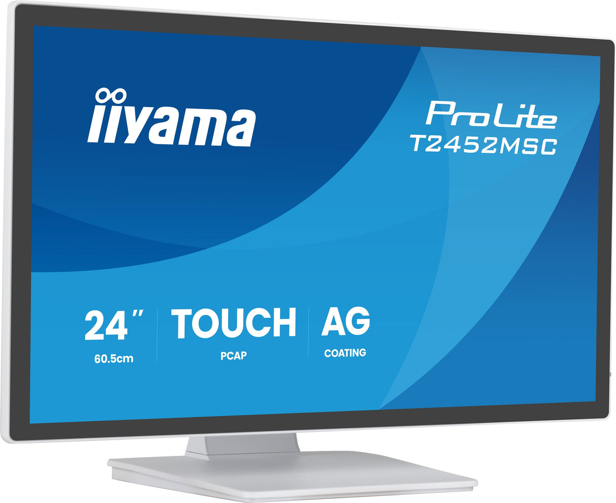 Iiyama 60.5cm 23,8" T2452msc-W2ag 16:9 Touch Hdmi+Dp+Usb