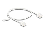 Delock Rj45 Cable De Red Cat.6 Utp Ultra Slim 0,5 M Blanco Con Kurzen Machon