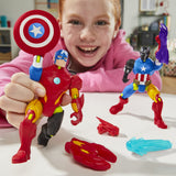 Figura Capitan America Mix Mashers Marvel 12cm