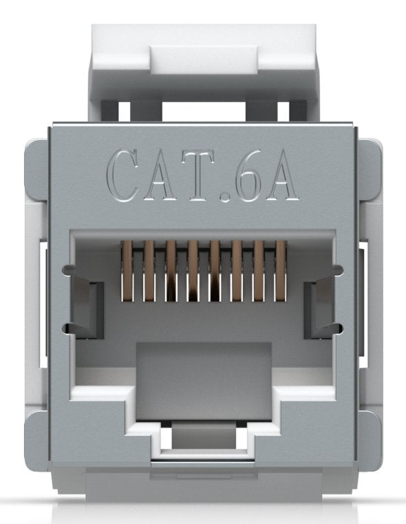 Ubiquiti Uacc-Keystone-Coupler-C6a Pack De 12 Conectores Rj45 Cat6a Para Conectar Cables Ethernet F&Aacute Cilmente. Permite Instalaci&Oacute N A Presi&Oacute N En Un Panel De Conexiones Vac&Iacute O. Compatible Con Uacc-Rack-Panel-Patch-Bl