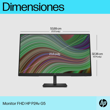 EAN 5715063139431 - HP P24v G5 FHD Monitor pantalla para PC 60,5 cm (23.8") 1920 x 1080 Pixeles Full HD LCD Negro imagen 8