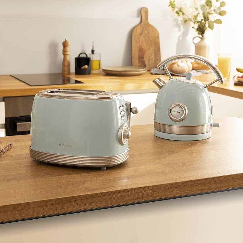 Tostadora Vertical Cecotec Toas Tand Taste 800 Vintage Light Blue