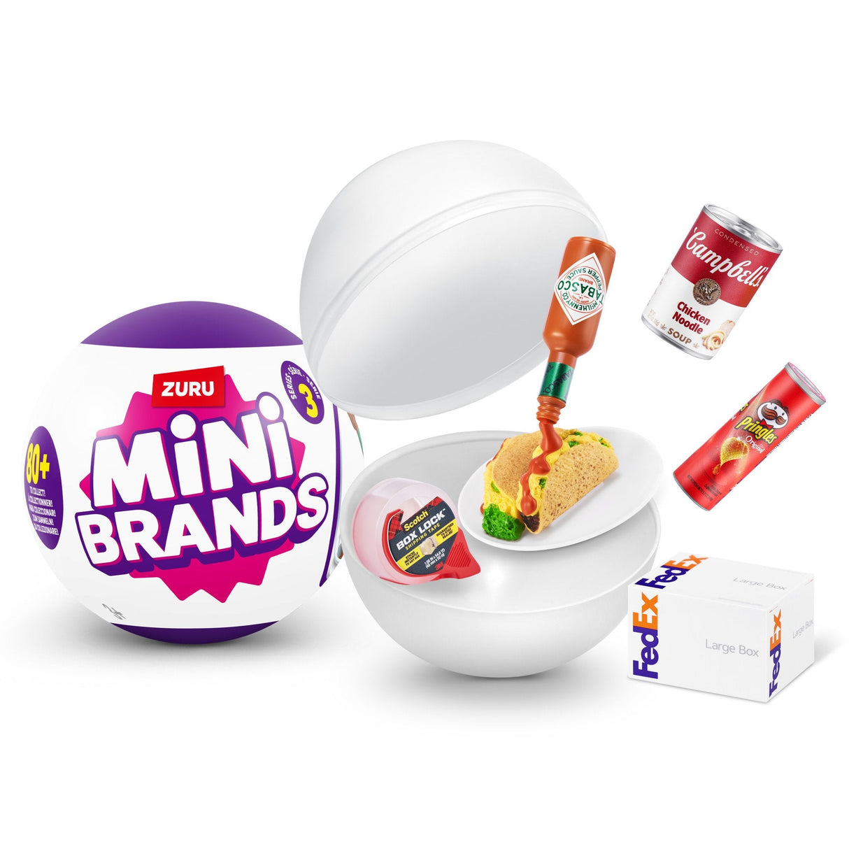 Figurki Mini Brands Global Brands Seria 3 1 Sztuka