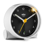 Reloj Despertador De Cuarzo Braun Bc 01 Wb Blanco