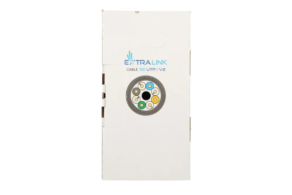 Cable Red Extralink Cat5e Utp (U/Utp) V2 Twisted Pair 305m