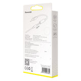 Baseus L54 Cable De Teléfono Móvil Negro, Gris Usb C 3,5mm