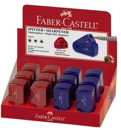 Faber-Castell 182711 Sacapuntas Azul, Rojo
