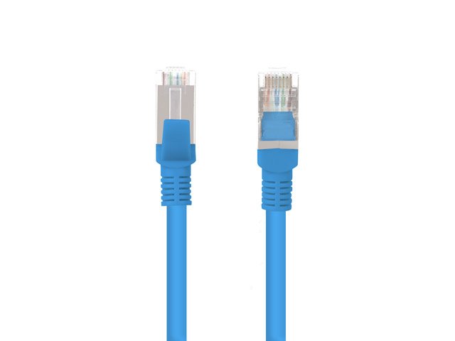 Lanberg Cable De Red Apantallado Pcf5-10cc-0050-B,Rj45,Ftp,Cat 5e,0.50m,Azul