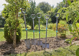 Gardena 17012-20 Pala Y Paleta Pala De Metal Con Cabeza Puntiaguda Ergonómica Para Drenaje Acero Negro