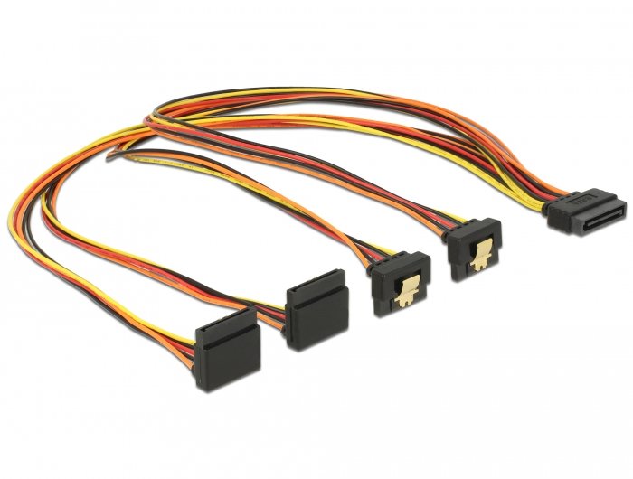Delock Cable Sata 15 Pin Strom Macho Con Einrastfunktion > Sata 15 Pin Strom