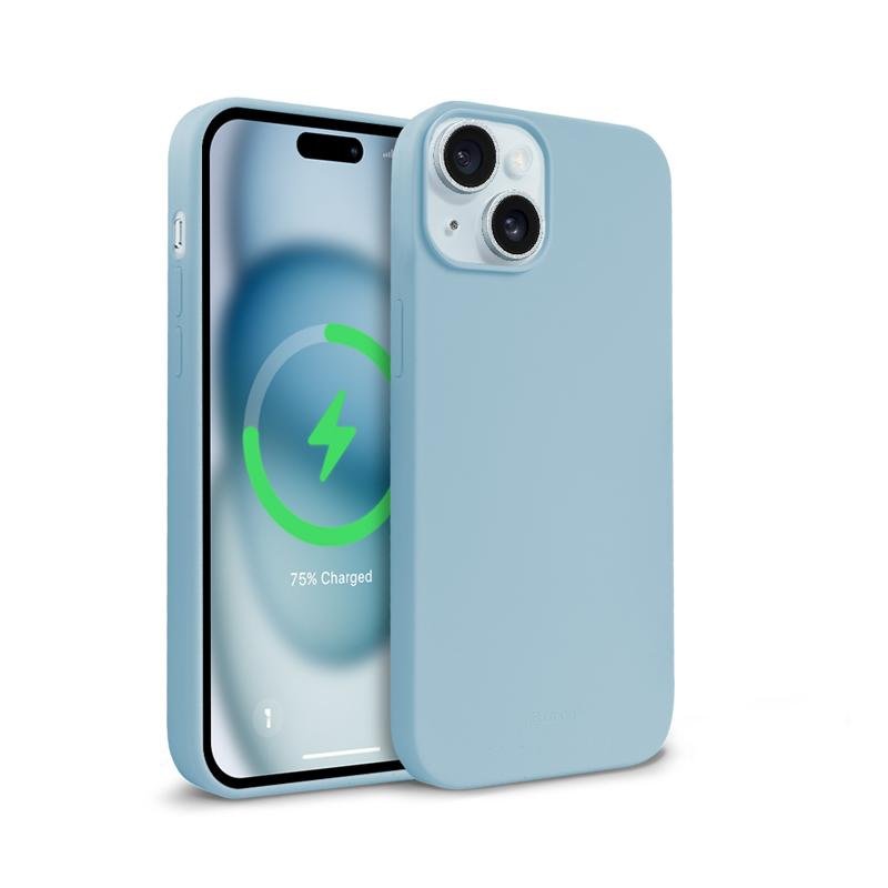 Case Iphone 15           Magsafe Blue