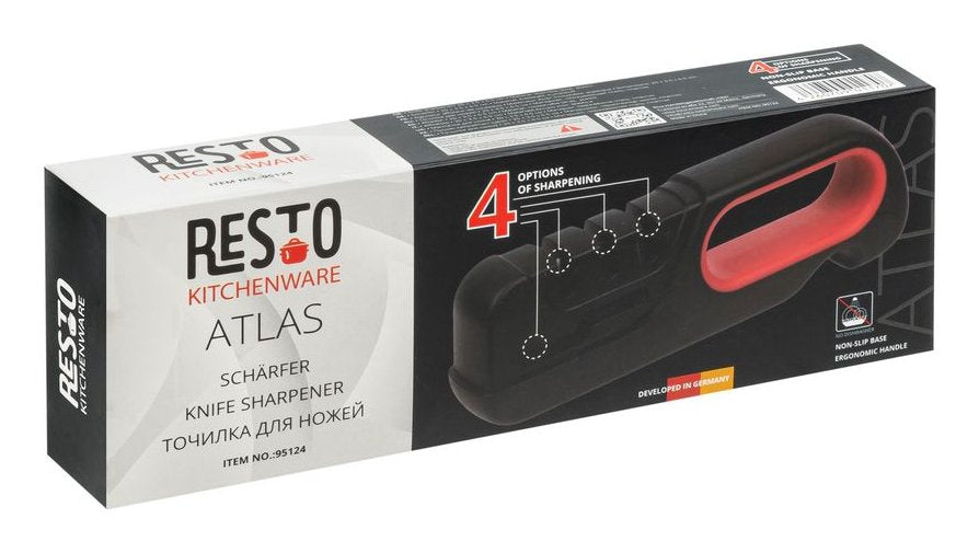 EAN 4260709011707 - Resto Kitchenware 95124 afilador de cuchillo Afilador de cuchillos de discos Negro, Rojo imagen 13