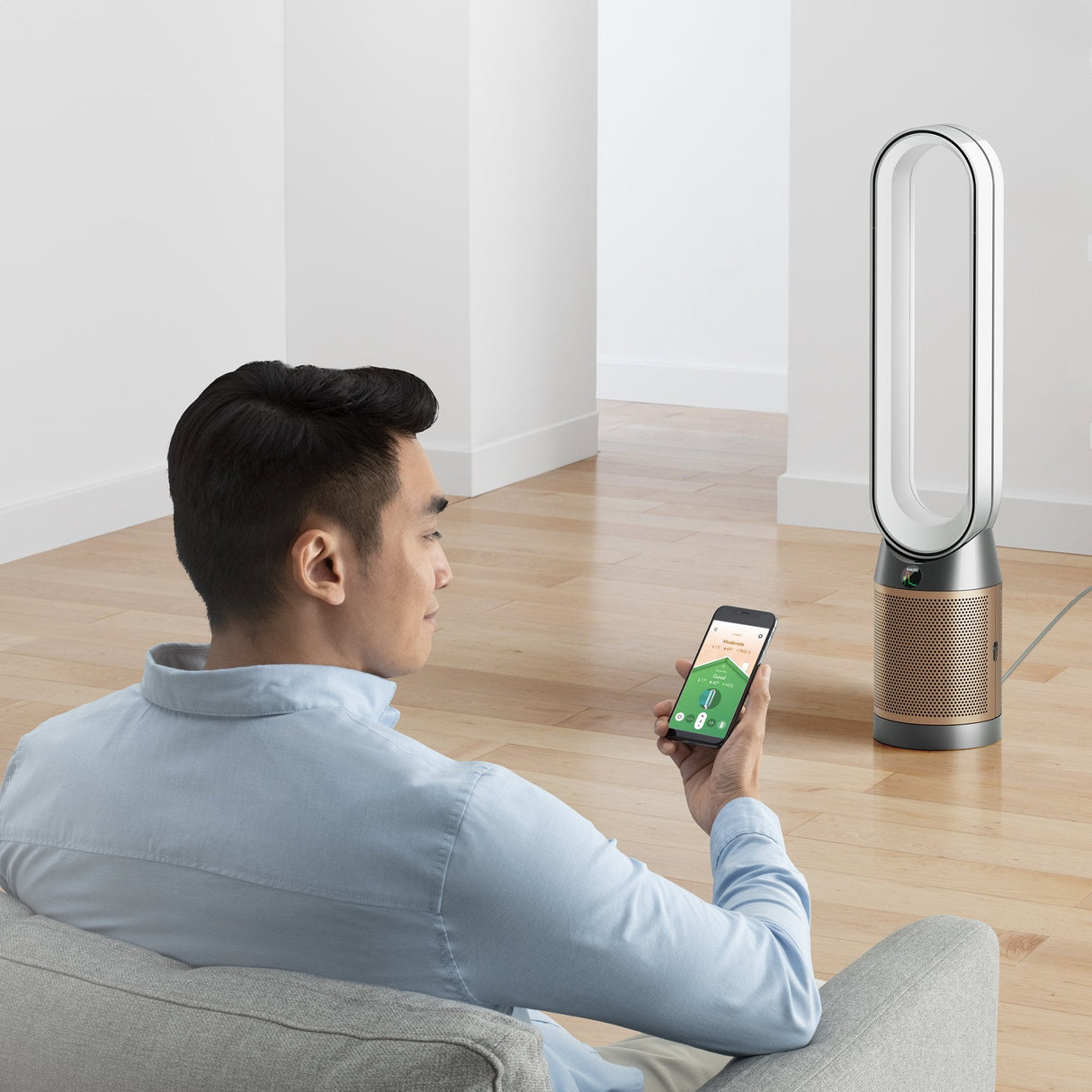 Dyson Purifier Cool Formaldehyde 61,5 Db 40 W Oro, Blanco