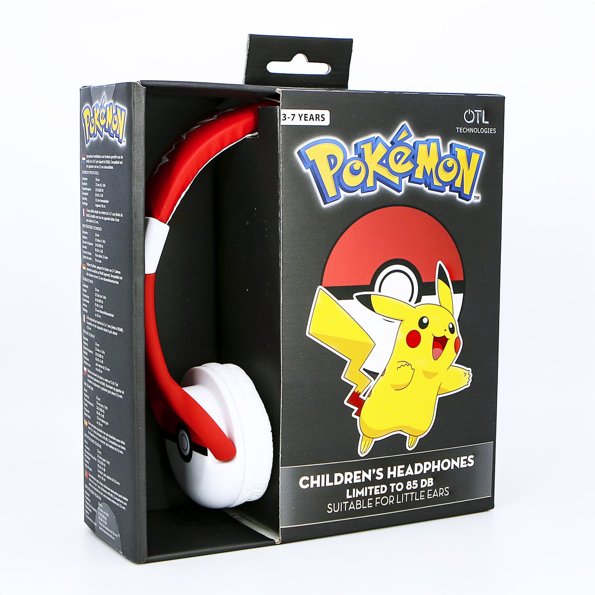 Auriculares Infantiles Otl Pokemon Pokeball/ Jack 3.5/ Rojo Blanco