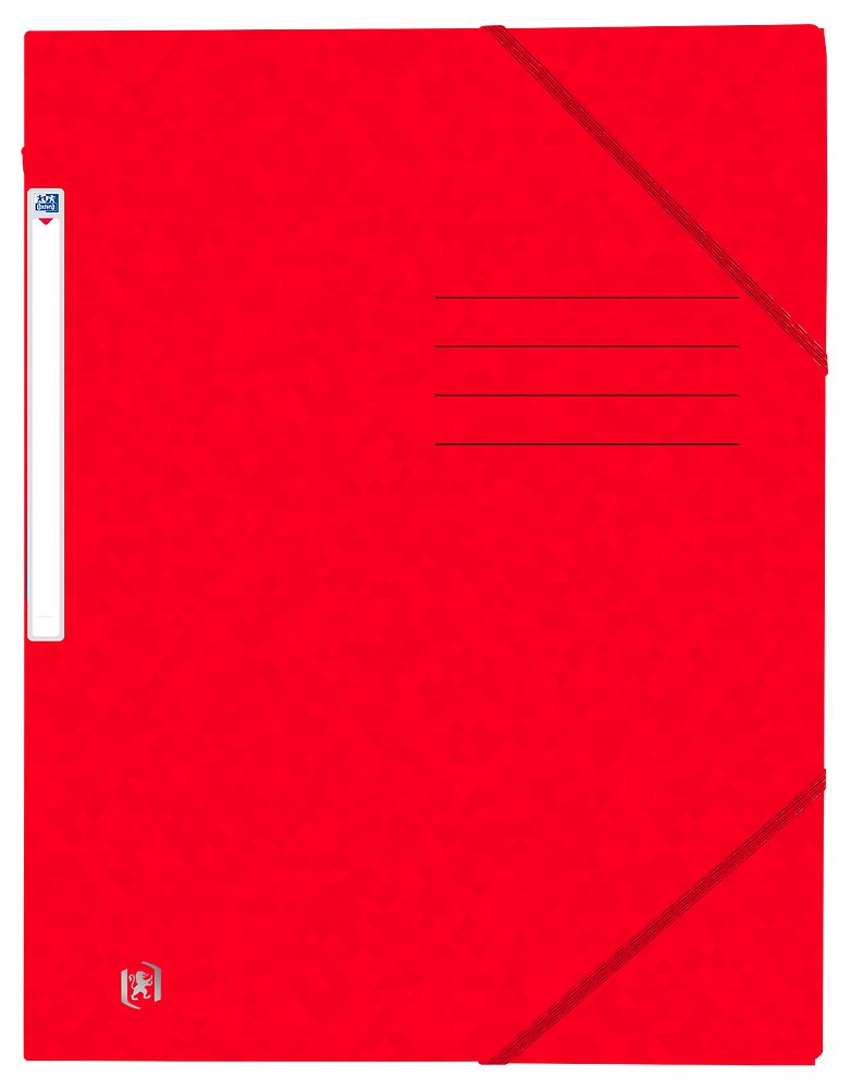 Oxford Eckspanner Top File+ Din A4 Rojo