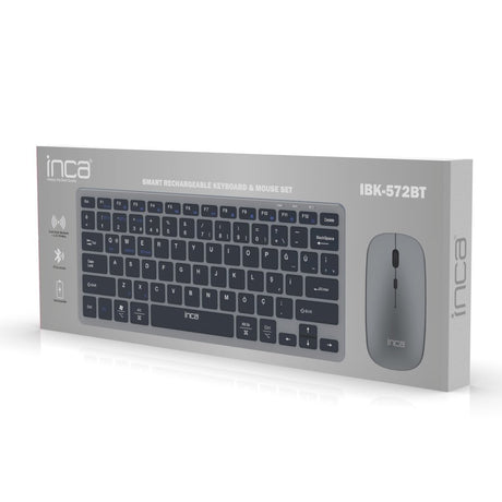 EAN 8681949014154 - Inca IBK-572BT teclado Ratón incluido RF Wireless + Bluetooth Negro imagen 6
