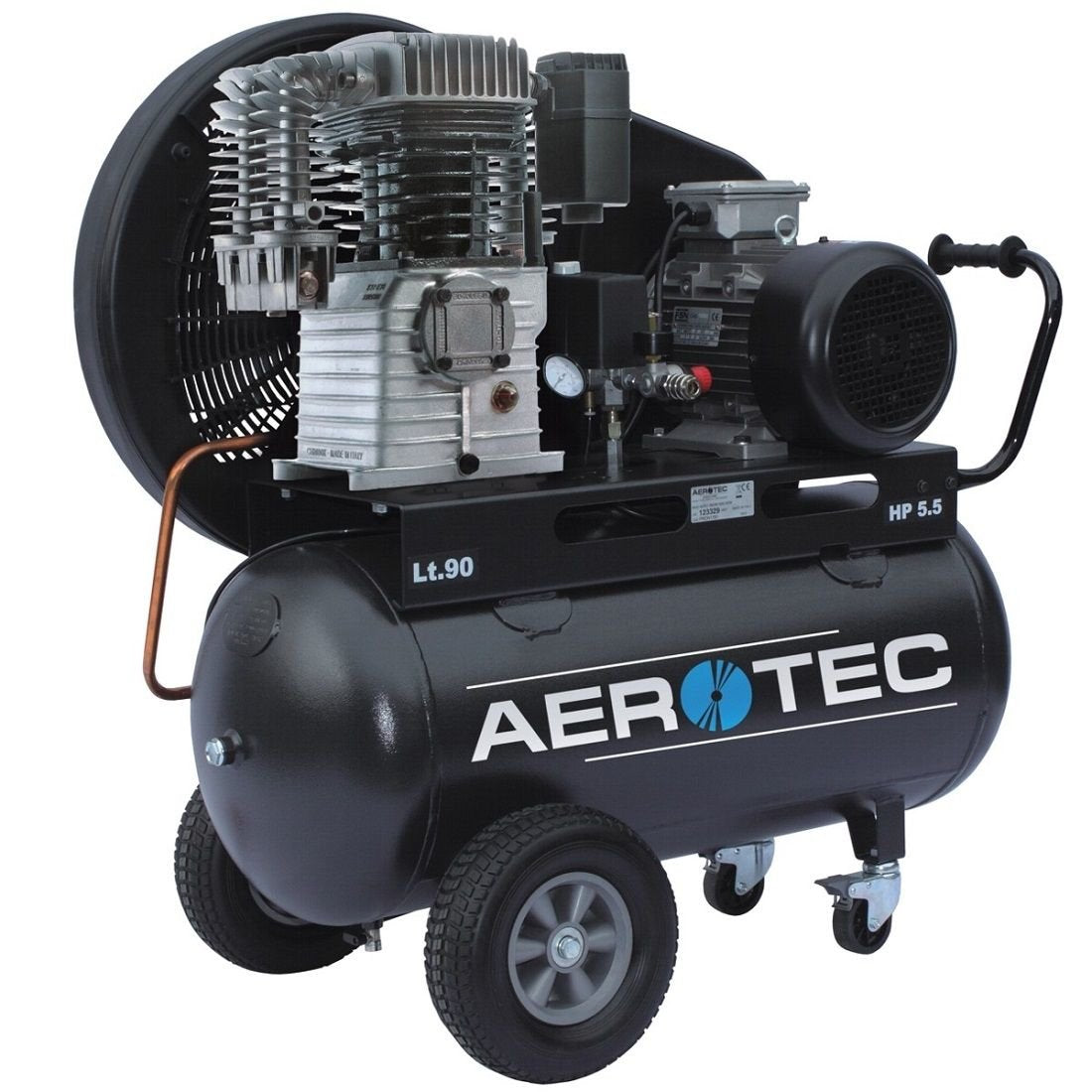 Aerotec Druckluft-Kompressor 780-90-400v 90 L 10 Bar