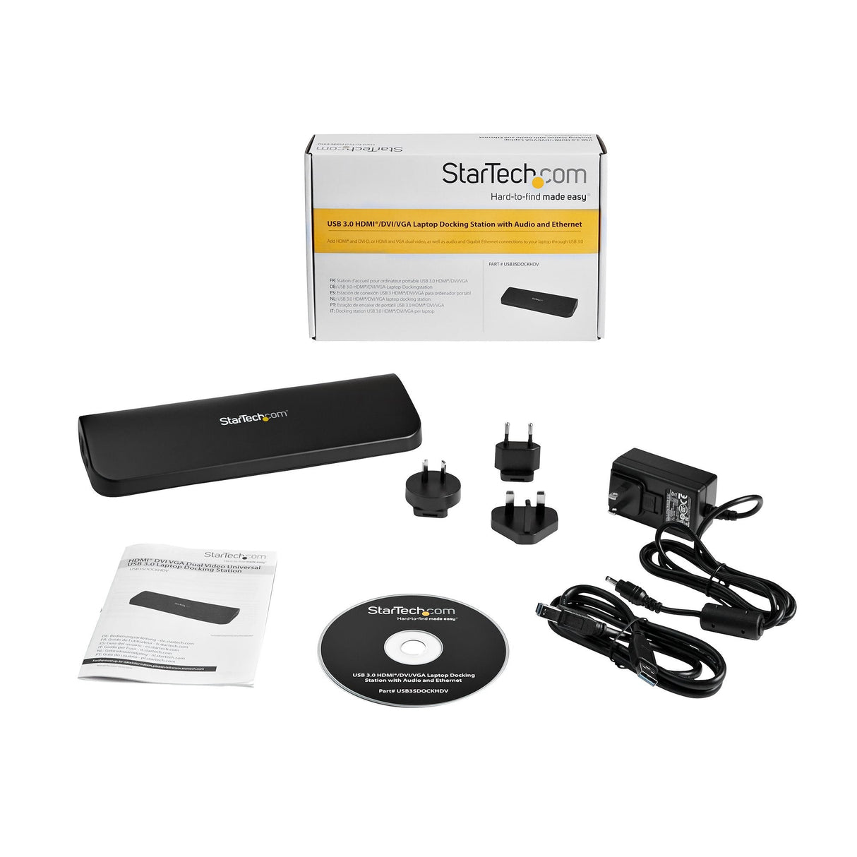 EAN 0065030851299 - StarTech.com USB3SDOCKHDV base para portátil y replicador de puertos Alámbrico USB 3.2 Gen 1 (3.1 Gen 1)  imagen 6
