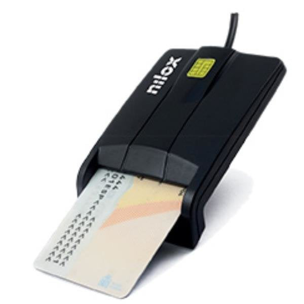 EAN 8436556140068 - Nilox NXLD001 lector de tarjeta inteligente Interior USB 2.0 Negro imagen 2