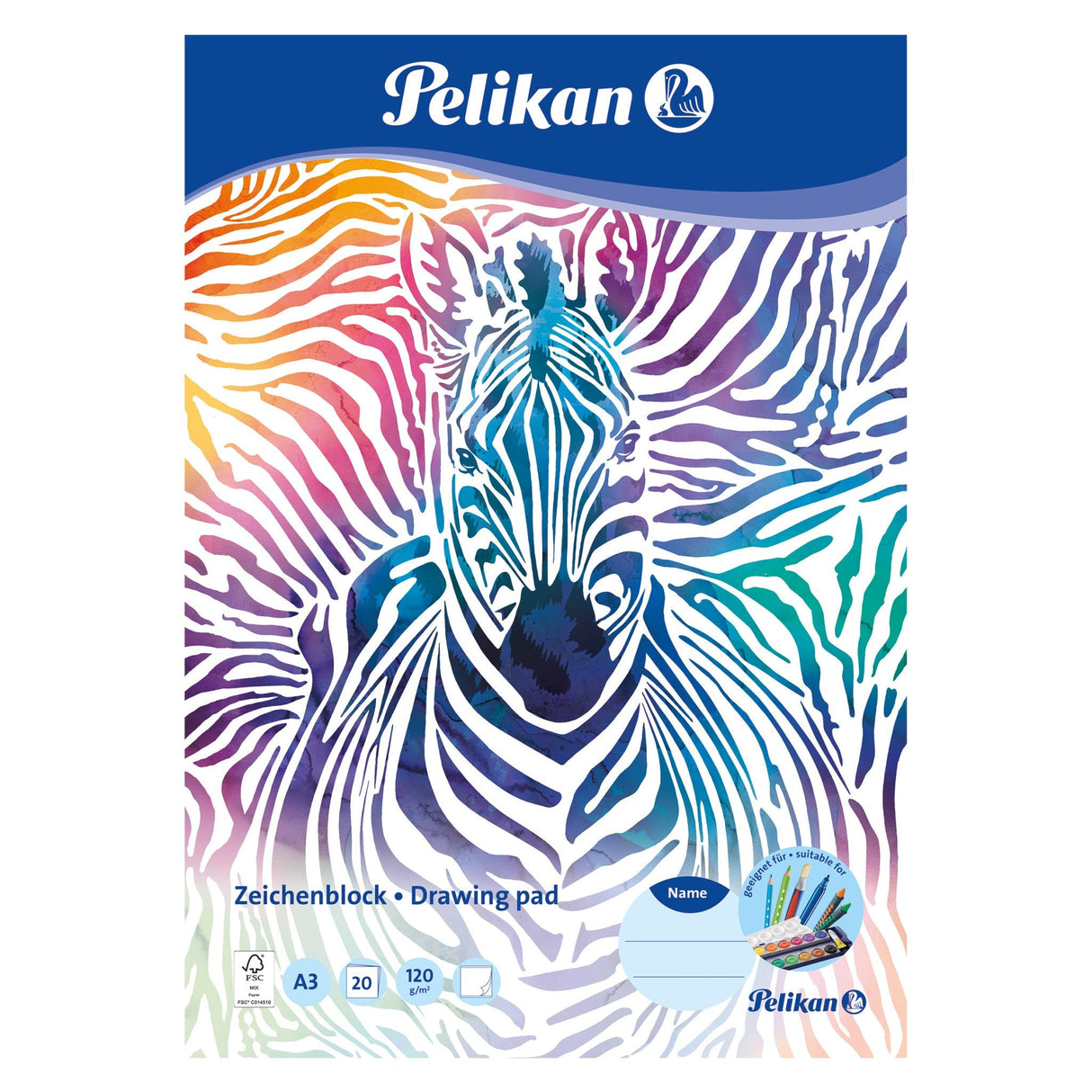Cartulina  Pelikan 236799  20 Hojas 120 G/M²