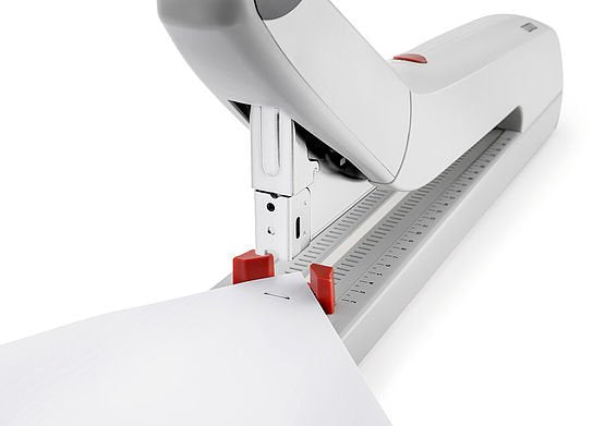 Novus Grapadora De Gruesos B56 Xl Ergonómica Gran Capacidad De Grapado Gris Claro
