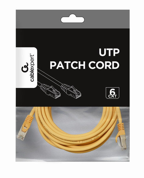 EAN 8716309093187 - Gembird PP6U-3M cable de red Amarillo Cat6 U/UTP (UTP) imagen 3