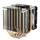 K Jonsbo Cr-2000 Gt Cpu Disipador Dual Tower, Argb - 2x 120mm, Negro