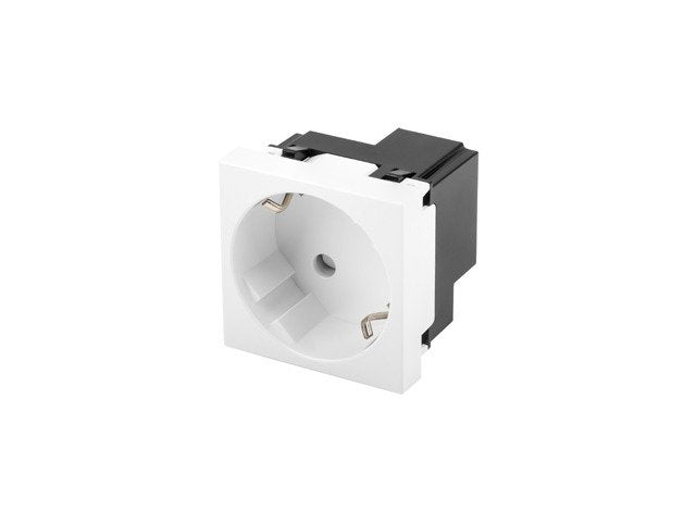 Roseta Pared Lanberg 230v Schuko 16a Tool-Less Blanco