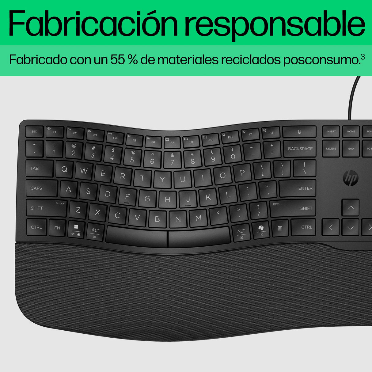 EAN 0197498232386 - HP 480 Comfort Wired Keyboard teclado Hogar USB Negro imagen 7