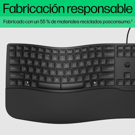 EAN 197498232430 - HP 480 Comfort Wired Keyboard teclado Hogar USB Negro imagen 7