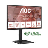 Monitor Aoc 24e4u 23.8"1920 X 1080 Pixeles Full Hd Led Negro