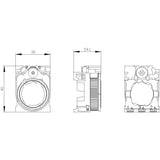 Siemens 3su15000aa100aa0 Halter F.3module Ku.