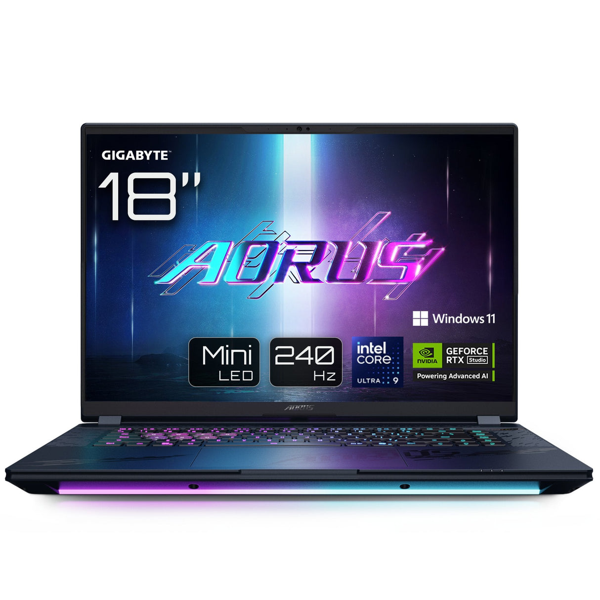 18 Mini Led Wqxga (2500*1600) - 240hz  - Intel Core Ultra 9 275hx - 64 Go Ddr5 - 2 To (1t + 1t) - Rtx5090 24g  - 1 X Hdmi 2.1  - 3 X Usb 3.2-A  - 2 X Thunderbolt  - 1 X Rj45 - Windows 11 Pro - Garantía 2 Años.