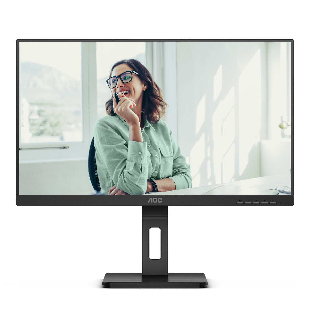 Monitor Aoc 24p3cv 23.8" Ips Tft 1920x1080 Hdmi Dp Usb Black