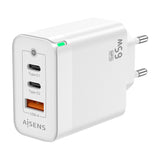 Aisens Cargador Gan 65w - 2xusb-C Pd3.0 Qc4.0 - 1xusb-A Qc3.0 - Blanco