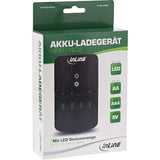 Cargador De Batería Inline Nimh/Nicd, Aa Aaa Y 9v
