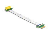 Delock 88021 Tarjeta Elevadora Pci Express X1 Macho A Ranura X1 Con Ángulo De 90° Con Cable Fpc 15 Cm