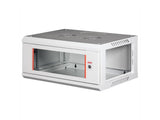 Roline 19-Zoll Wandgehuse Basic Plus 4he, 600x450 Bxt Grau
