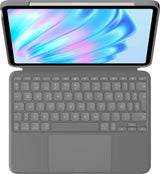 Logitech Combo Touch Caja De Teclado Y Folio Con Panel Táctil Luz Trasera Apple Smart Connector Qwerty Español Gris Oxford
