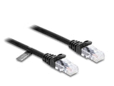 Delock Rj45 Cable En Espiral Conector Macho A Macho Cat.5e 5 M Negro