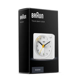 Alarma De Cuarzo Blanca Braun Bc 02 Xw Con Interruptor De Luz