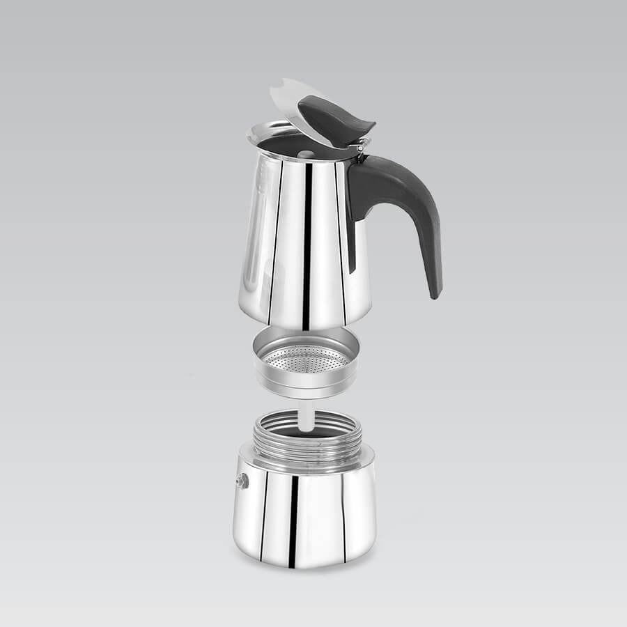 EAN 4820096551684 - Maestro MR-1660 Cafetera italiana 0,3 L Negro, Acero inoxidable imagen 3