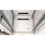 Roline 19-Zoll Netzwerkschrank Pro 47 He, 600x600 Bxt Glastr Grau