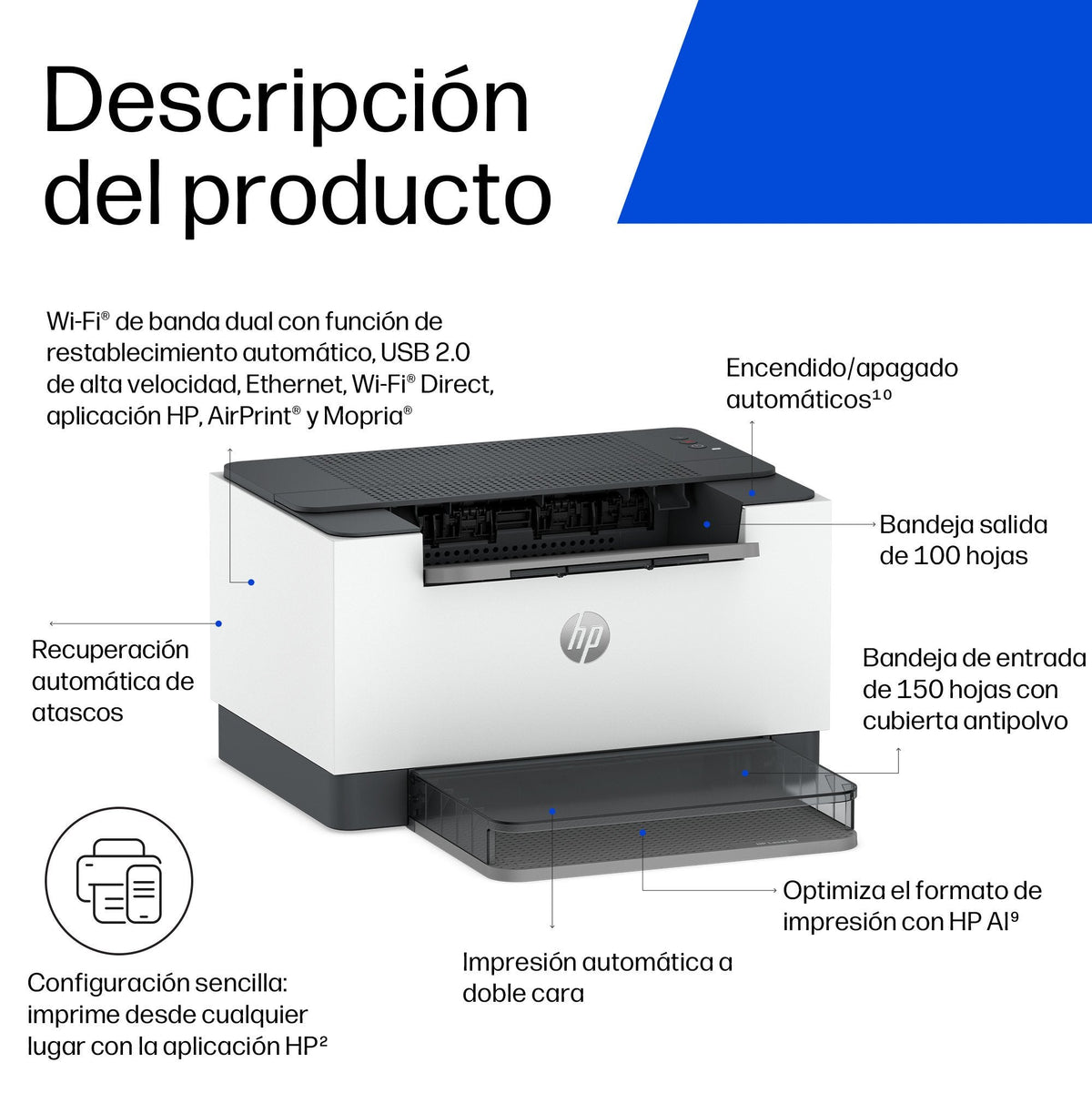 Hp Laserjet M223d A4 31ppm. Mono Sf Duplex