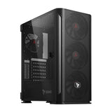 Caja Pc Savio Shadow X2 De Malla/Cristal Para Ordenador Negro