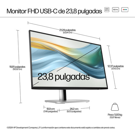 EAN 5715063749357 - HP Series 5 Pro 524pu pantalla para PC 60,5 cm (23.8") 1920 x 1080 Pixeles Full HD LCD Negro imagen 4